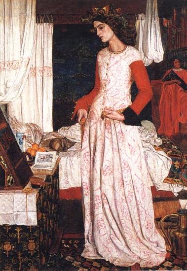Morris, William Queen Guenevere Sweden oil painting art